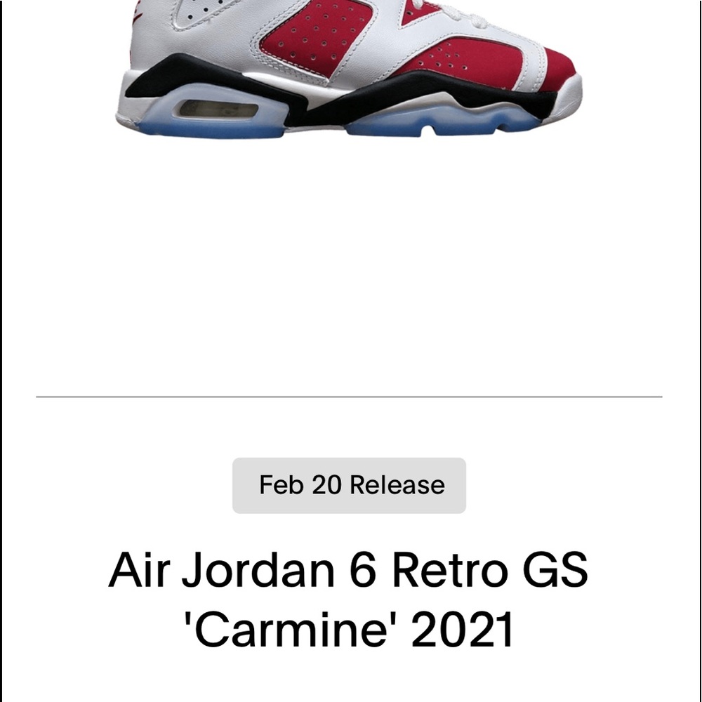 carmine 6’s